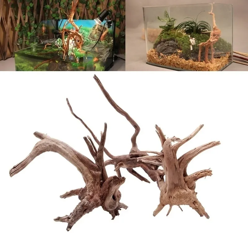 Aquarium Fish Cichlid - Natural Tree Trunk Driftwood Aquarium Fish