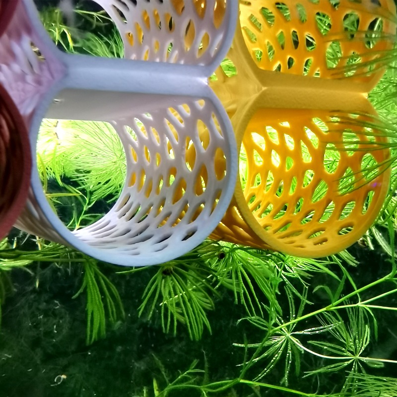 Aquarium Fish Hide - Floating Betta Hammock Tunnel, Shrimp House