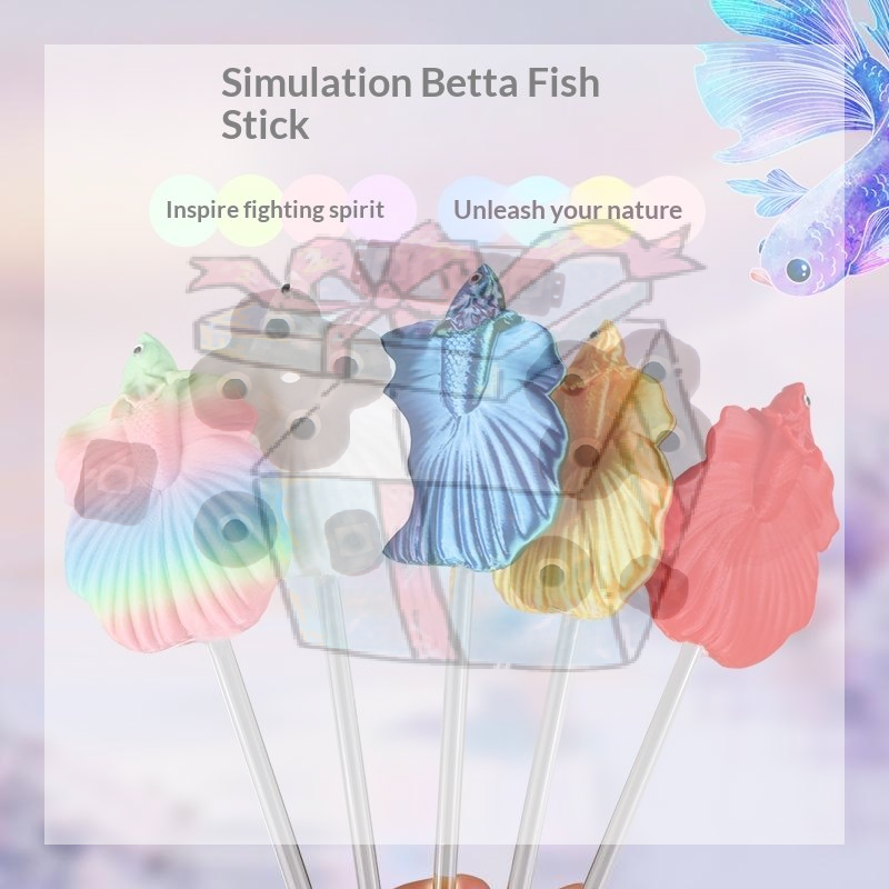 Aquarium Fish Colorful - 【CC】Colorful Aquarium Betta Training Wand Plastic