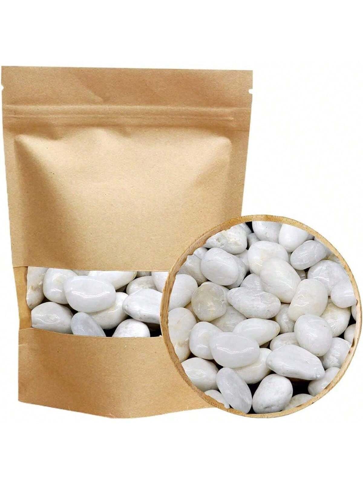 Aquarium Fish Big - River Rocks Decorative Ornamental White Pebbles
