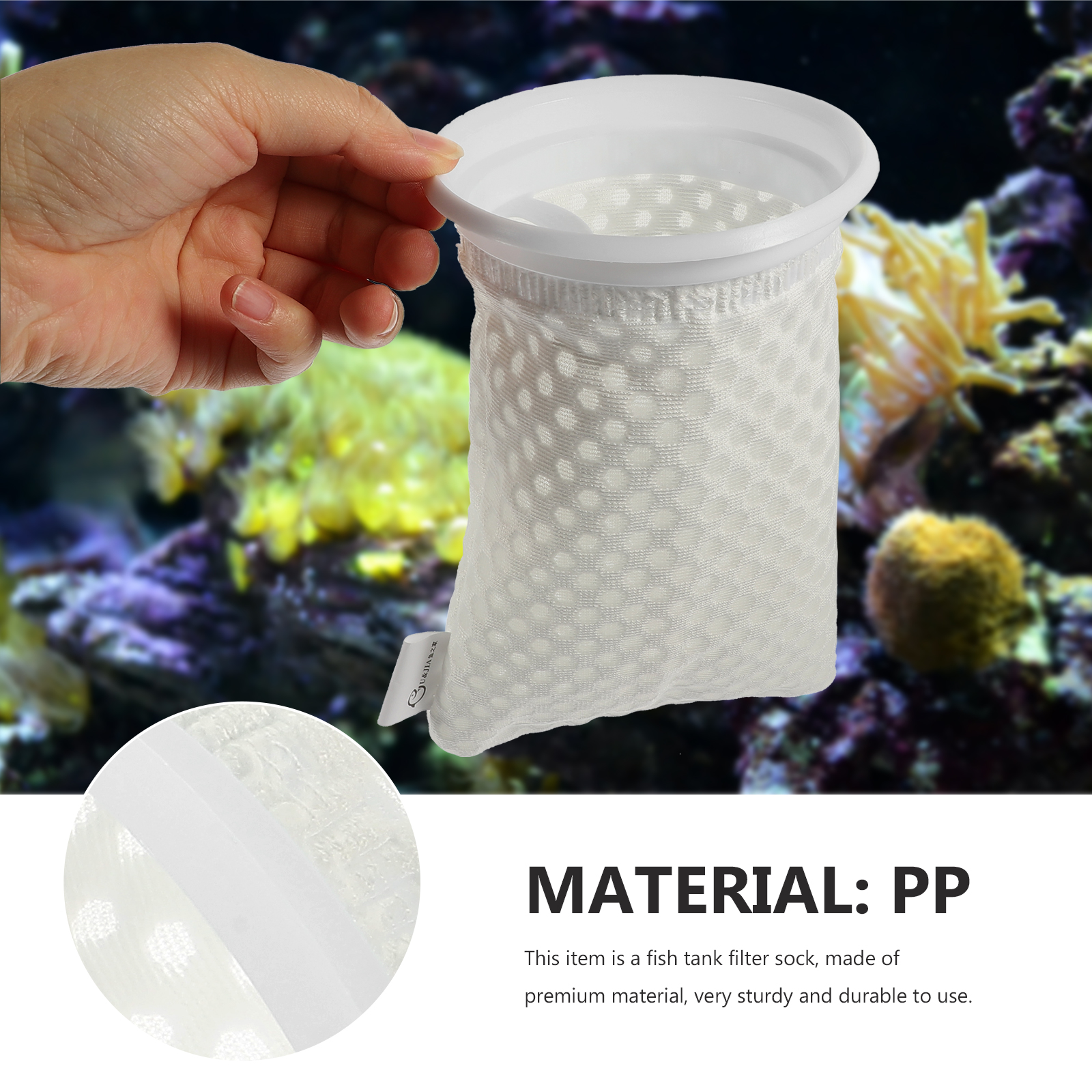 Aquarium Fish Eggs - 11pcs Filter Socks 4 Inch 3D