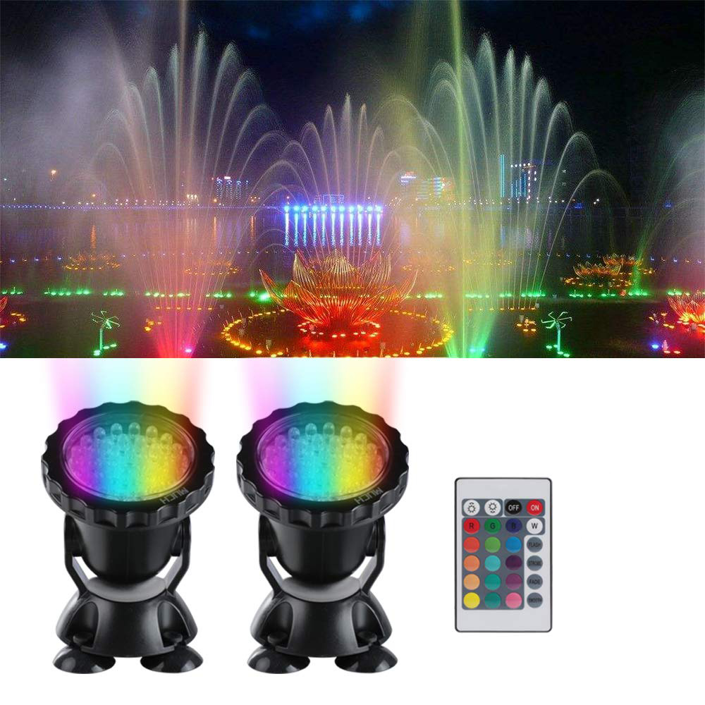 Aquarium Fish Colorful - 12V Submersible Pond Light Multi-Color Aquarium