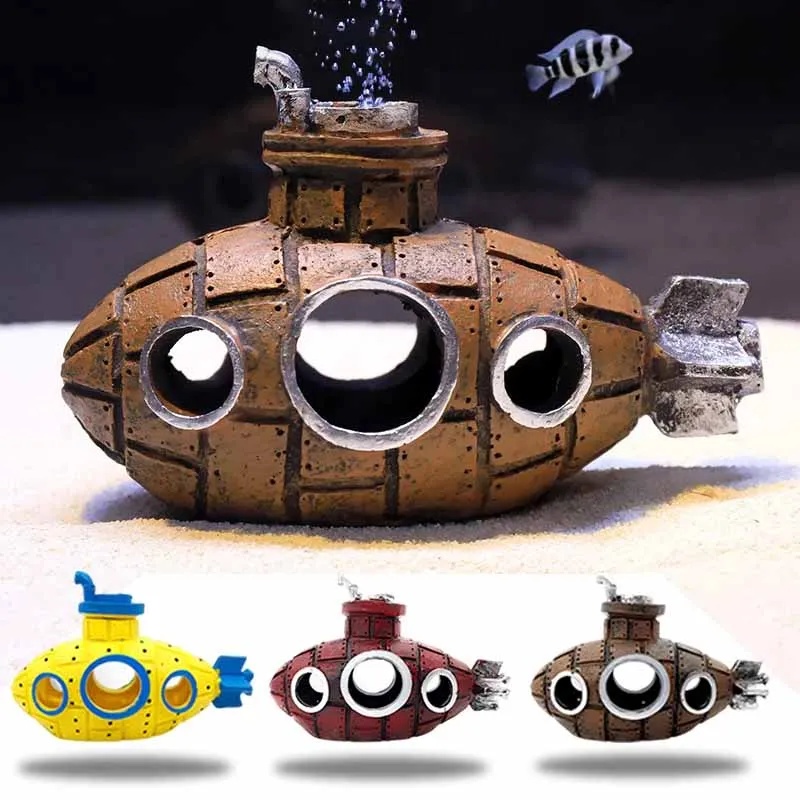 Aquarium Fish Cichlid - Resin Submarine Ornaments Aquarium Fish Tank