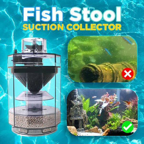 Aquarium Fish Waste Collector - Fish Tank Waste Collector Transparent Aquarium