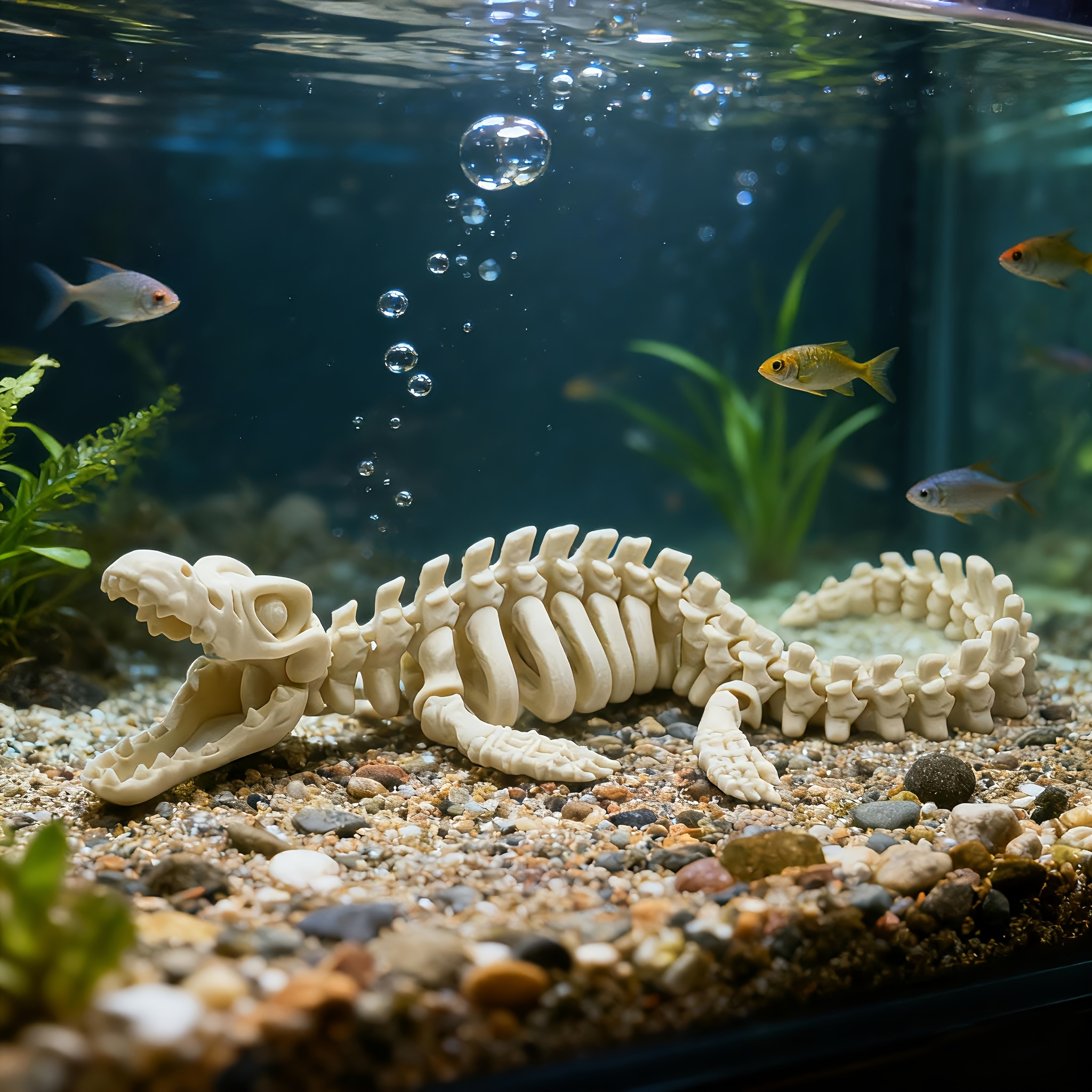 Aquarium Fish Reproduction - Realistic Canglong Skeleton Reproduction Aquarium Decoration