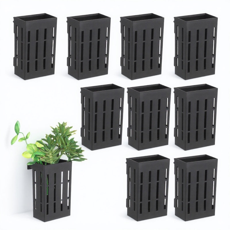 Aquarium Fish Pot - 10Pcs Aquatic Plant Basket Hanging Fish