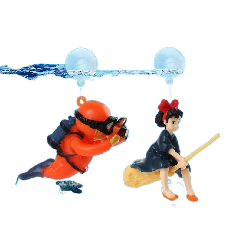 Fish Tank Diver Ornaments Land - Aquarium Fish Popular ulasan dan harga