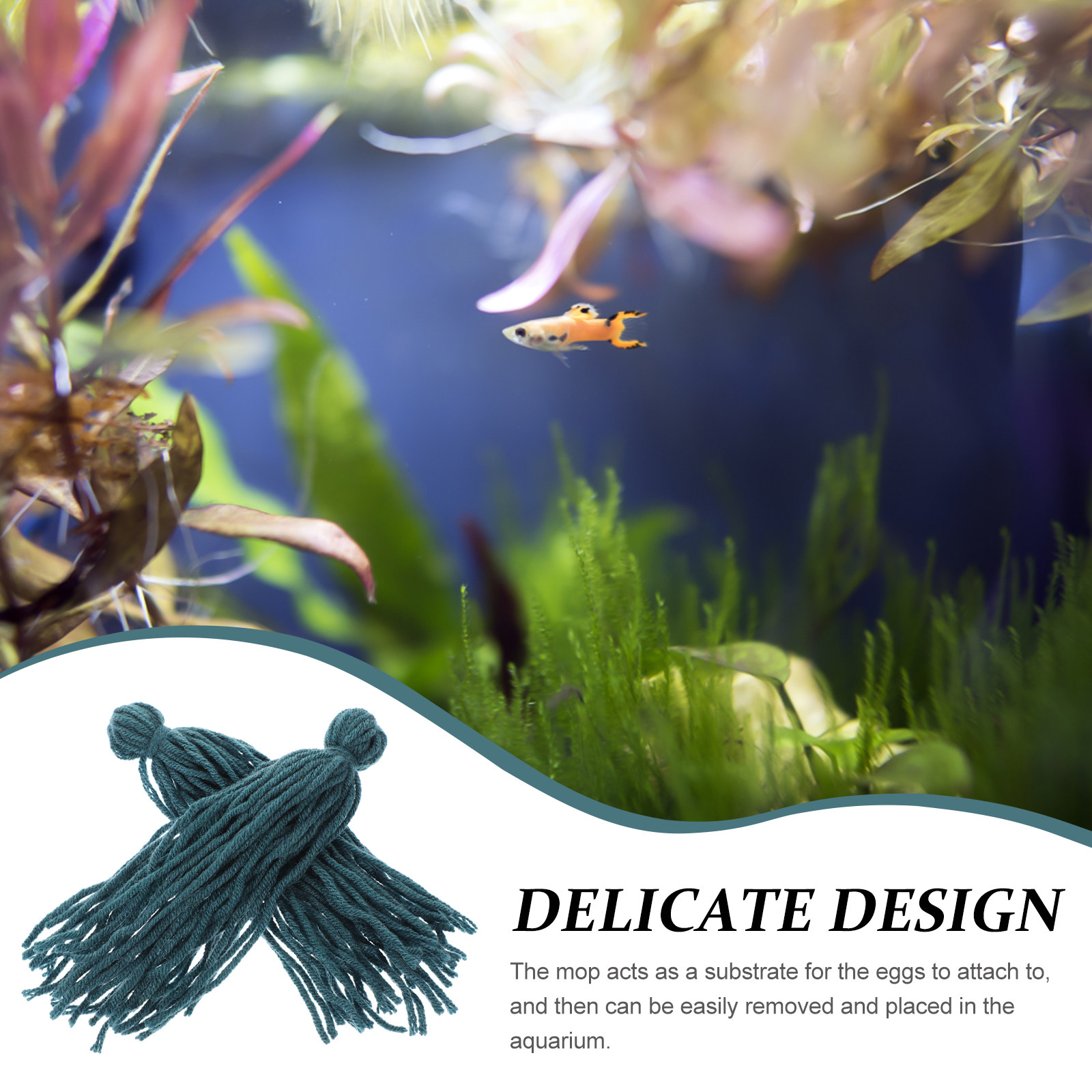 5Pcs Fish Breeding Mop Spawnin - Aquarium Fish Reproduction ulasan dan harga