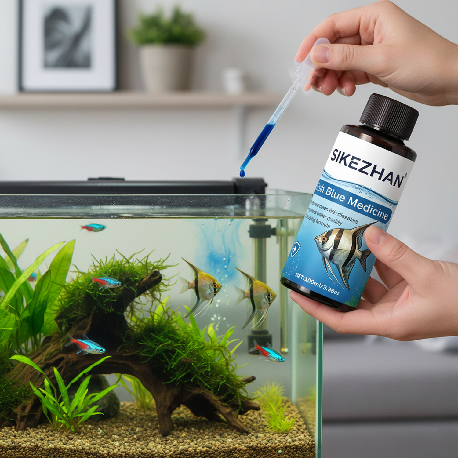 Large 500ml Methylene Blue Fis - Aquarium Fish Big ulasan dan harga