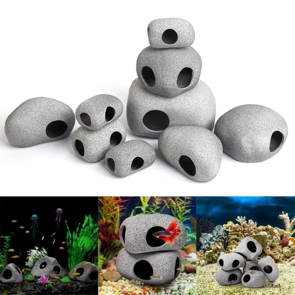 Purple Clay Aquarium Hideaway  - Aquarium Fish Hide ulasan dan harga