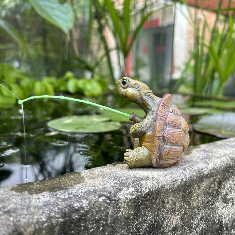 Turtle fishing fish tank aquar - Aquarium Fish In Pond ulasan dan harga