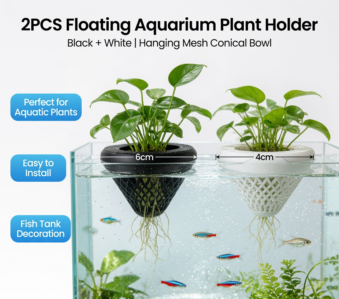2PCS Floating Aquarium Plant H - Aquarium Fish Cichlid ulasan dan harga