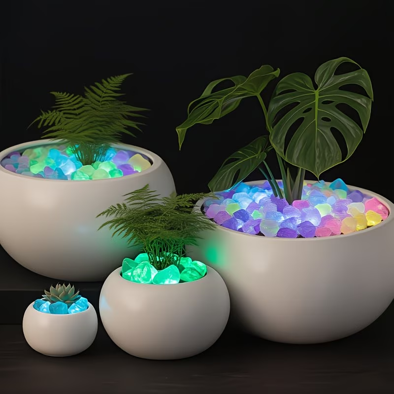 300PCS Luminous Pebble Set,0.9 - Aquarium Fish Pot ulasan dan harga