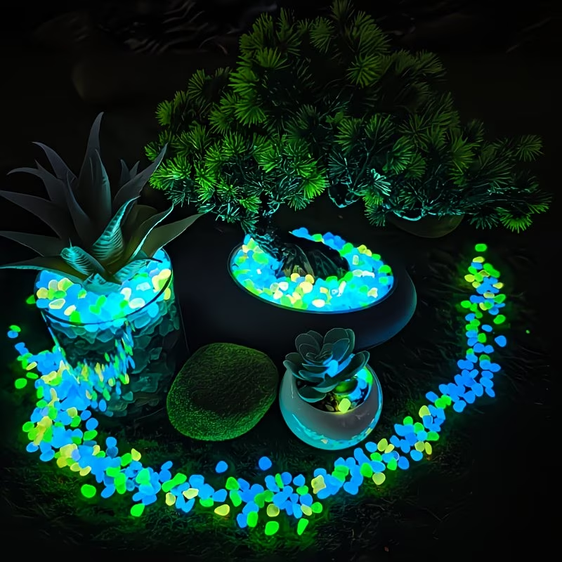 300PCS Luminous Pebble Set,0.9 - Aquarium Fish Pot ulasan dan harga
