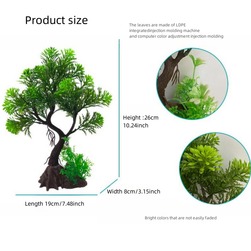 Fish Tank DIY  Artificial Aqua - Aquarium Fish Cichlid ulasan dan harga