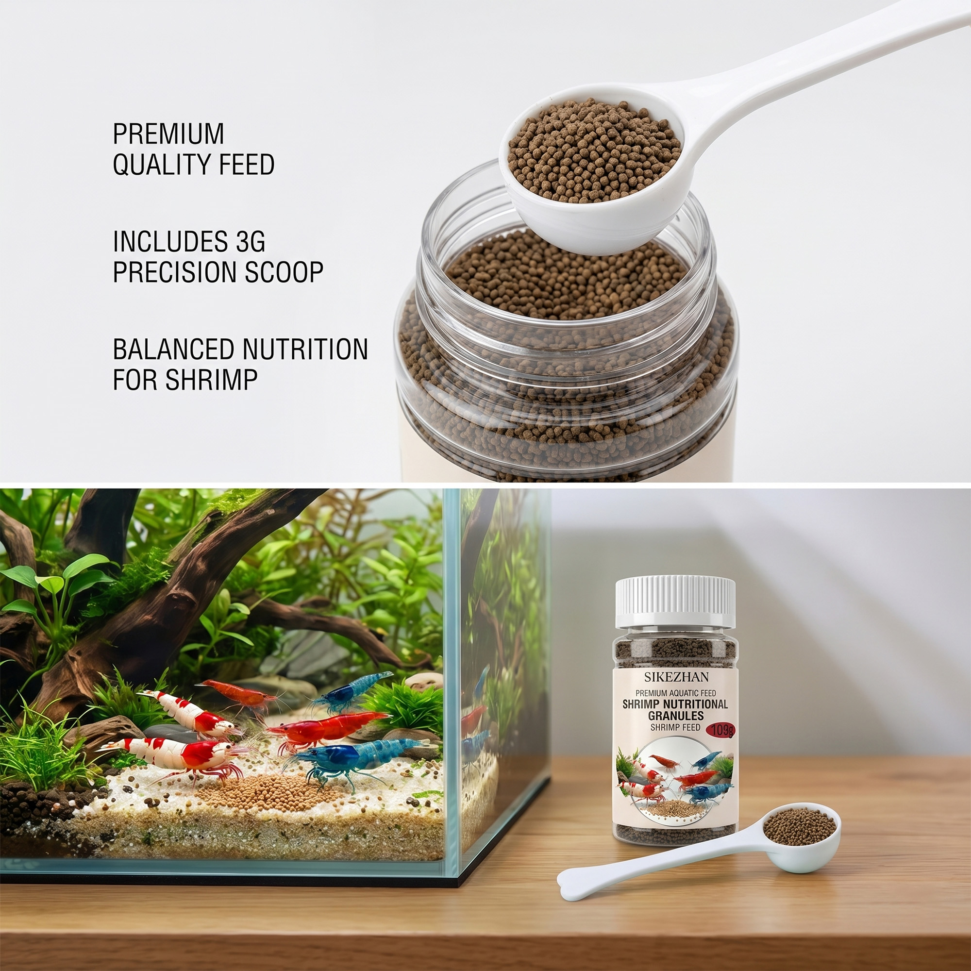 Aquarium Shrimp Food Color Enh - Aquarium Fish Eggs ulasan dan harga