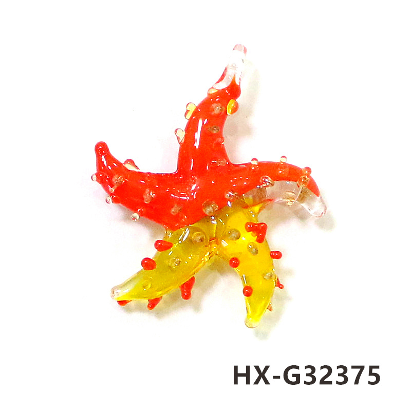 Mini Glass Starfish Pendant Co - Aquarium Fish Colorful ulasan dan harga