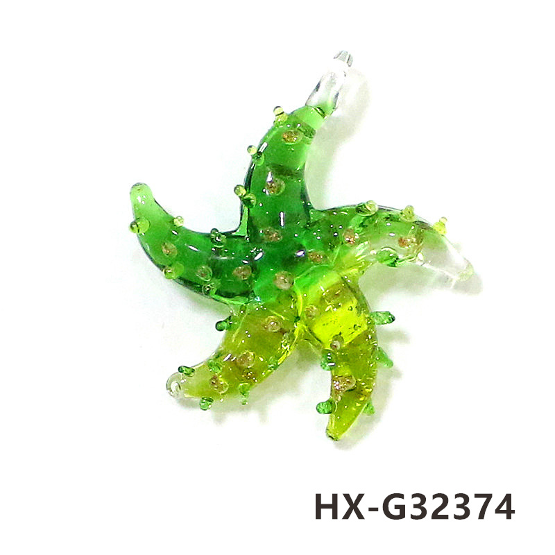 Mini Glass Starfish Pendant Co - Aquarium Fish Colorful ulasan dan harga
