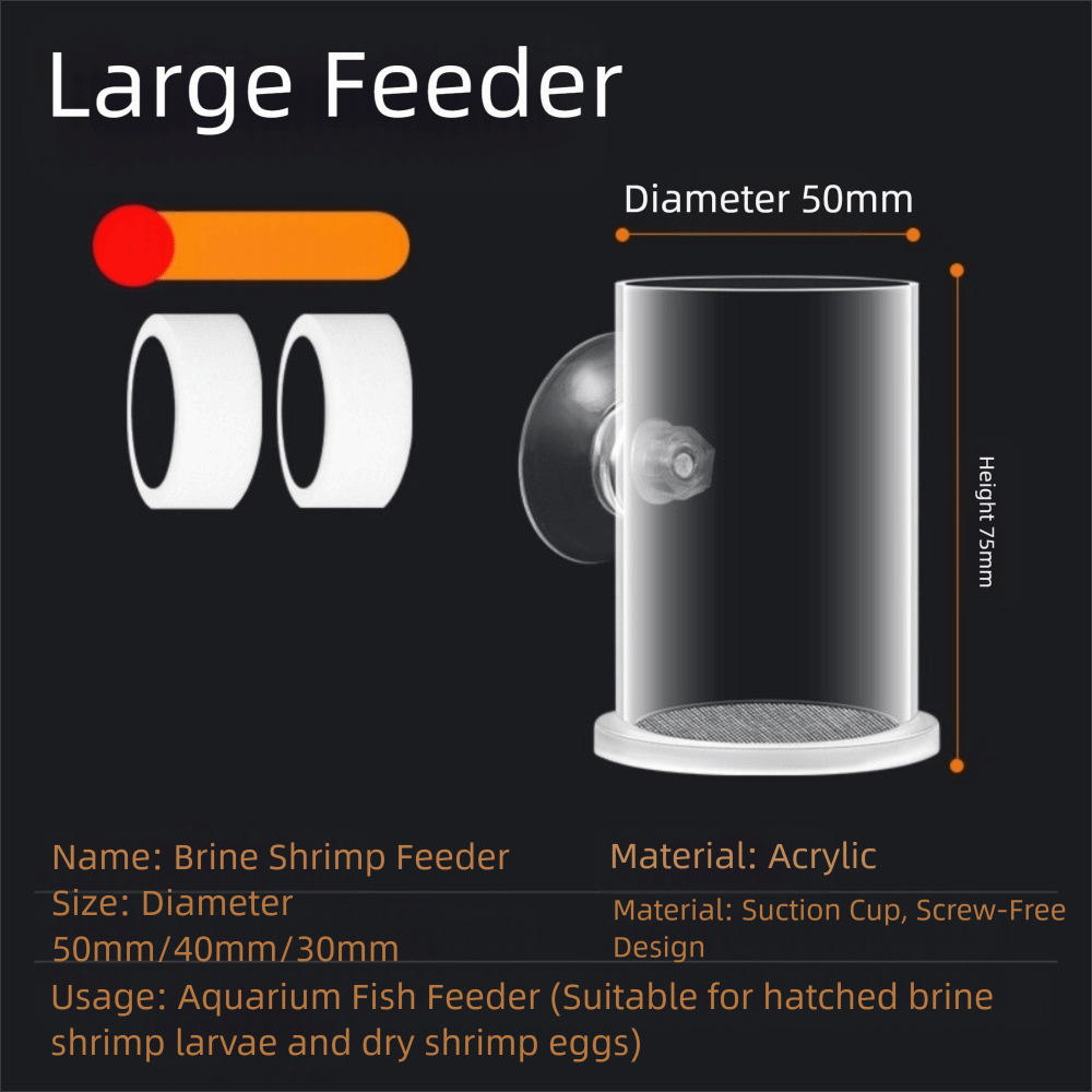 Acrylic Brine Shrimp Feeder Fi - Aquarium Fish Eggs ulasan dan harga