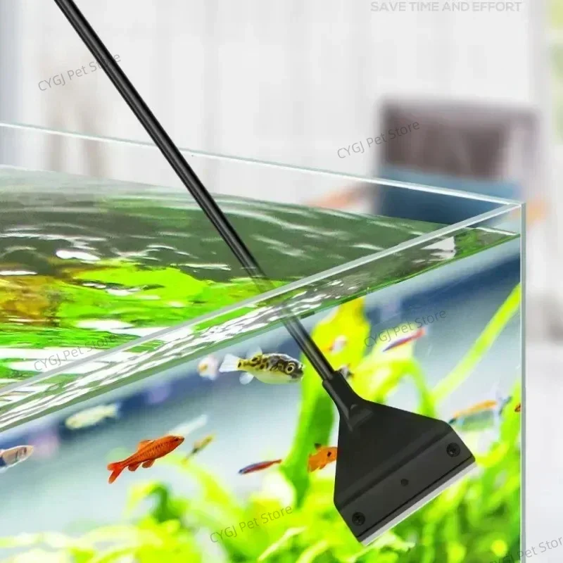 Fish Tank Cleaning Tool Flat S - Aquarium Fish Waste Collector ulasan dan harga