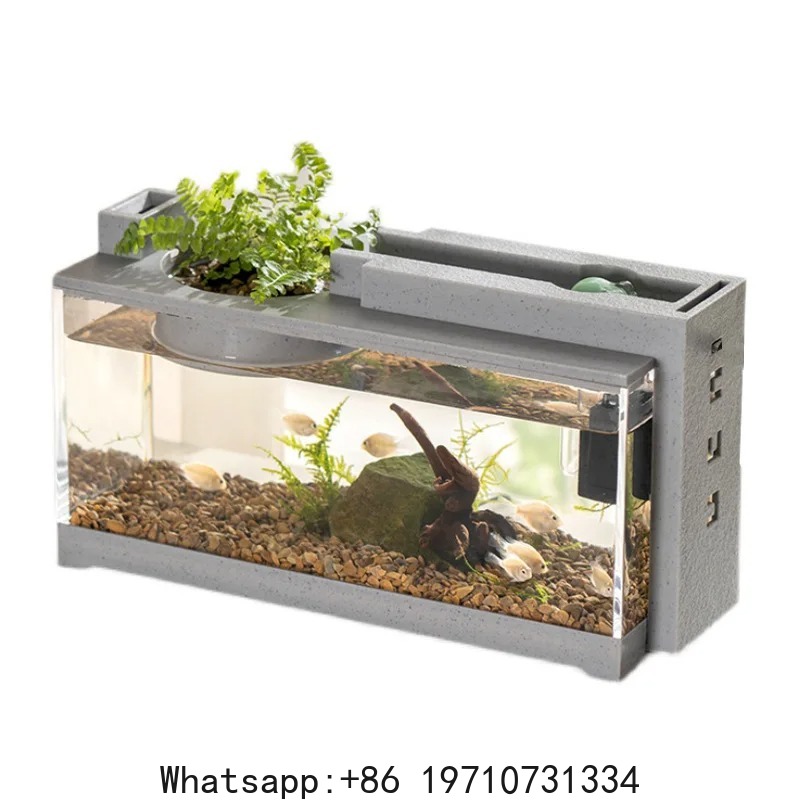 Aquarium Fish Tank Kit Built-i - Fish Aquarium Home ulasan dan harga