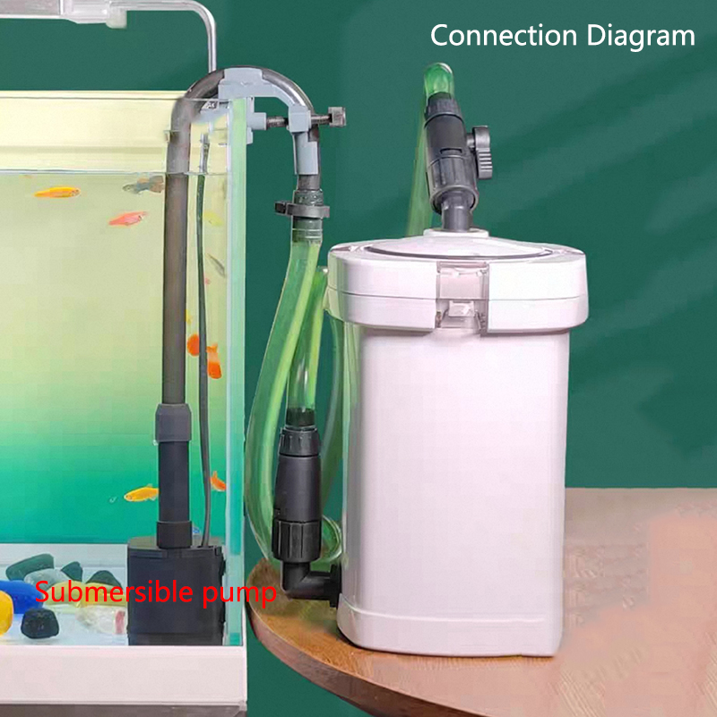 HW-604 Aquarium Filter Bucket  - Aquarium Fish Waste Collector ulasan dan harga