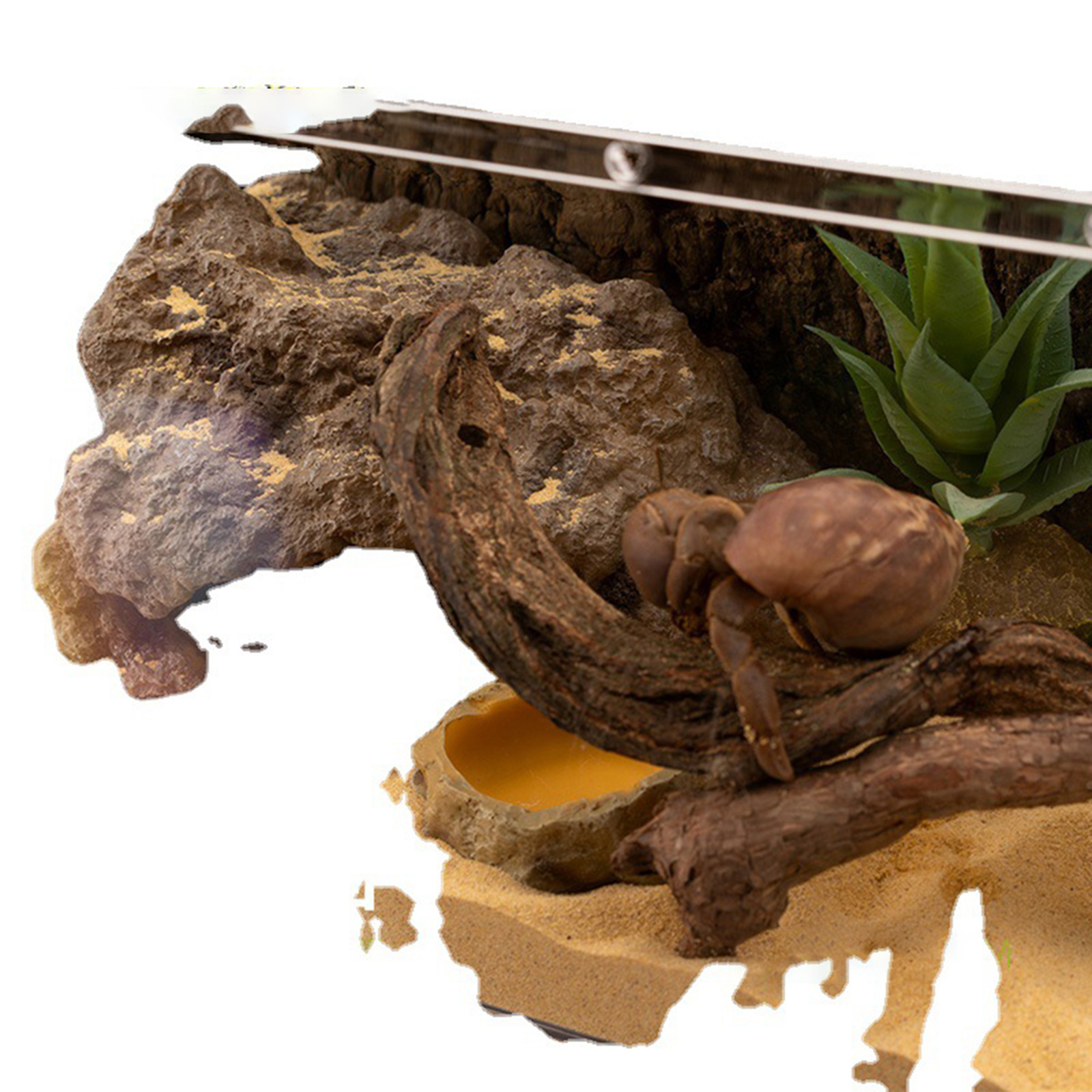 Resin Reptile Hide Cave Artifi - Aquarium Fish Hide ulasan dan harga