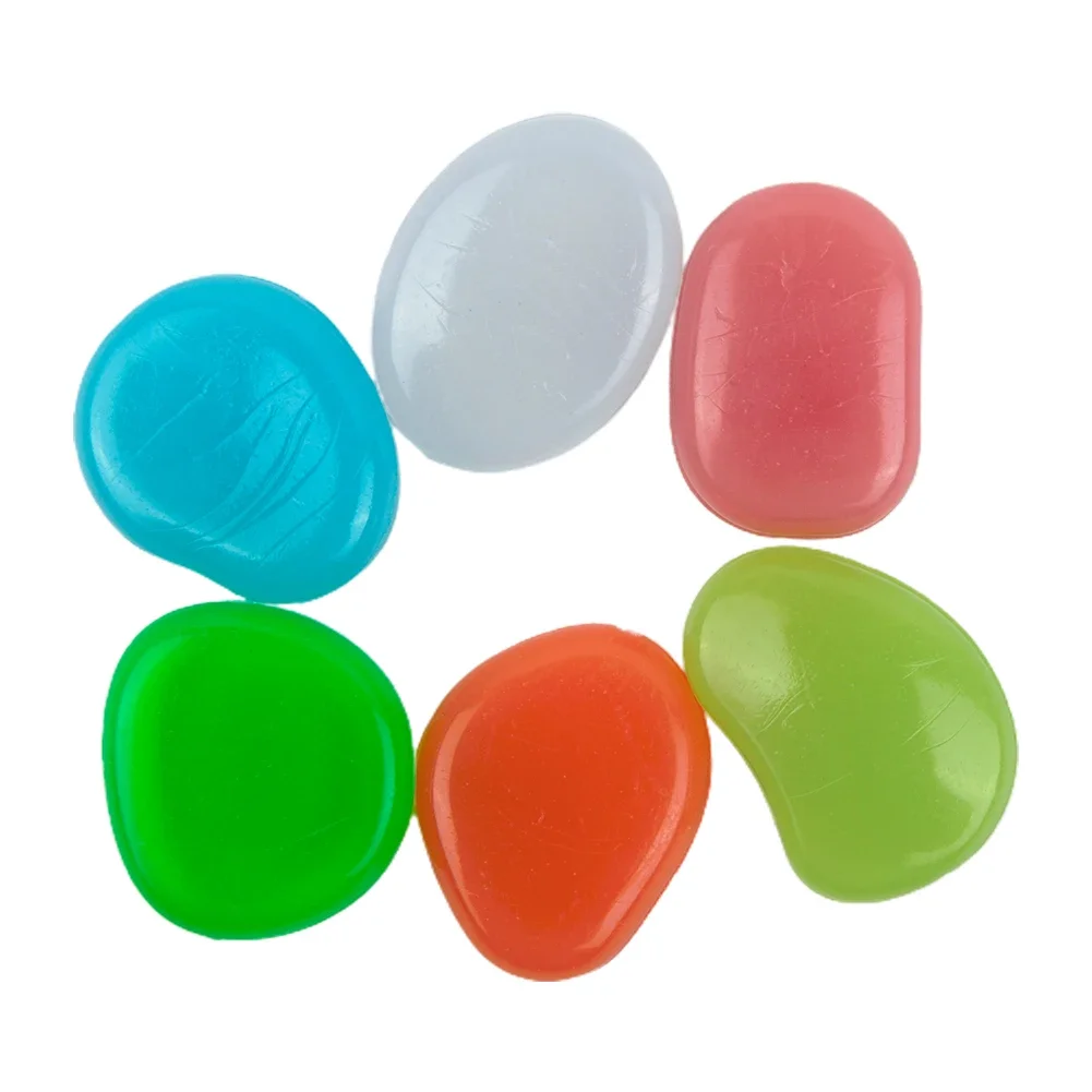 50PCS/Set Glow In The Dark Peb - Fish Aquarium Home ulasan dan harga