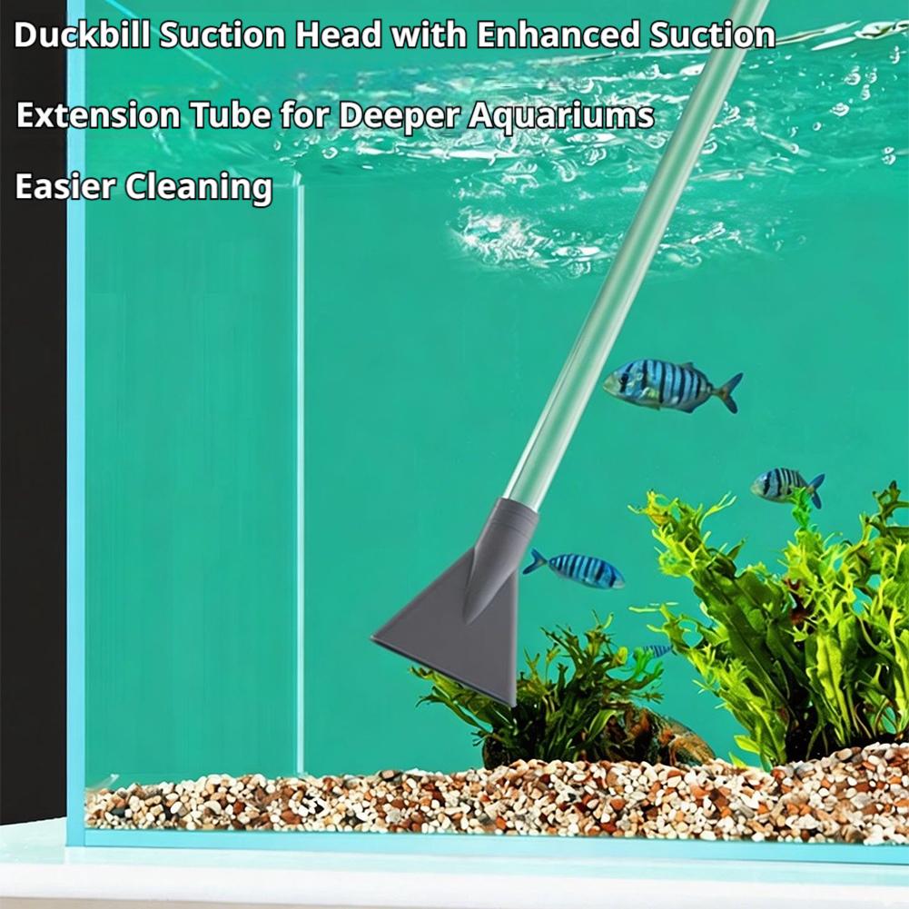 Manual Aquarium Siphon Fish Ta - Aquarium Fish Waste Collector ulasan dan harga