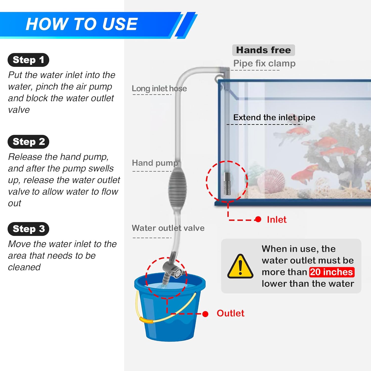 Large Fish Tank Aquarium Sipho - Aquarium Fish Big ulasan dan harga
