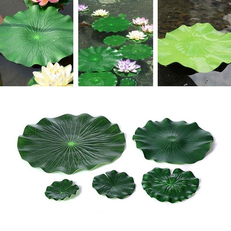 2026 Artificial Water Lily Lot - Aquarium Fish In Pond ulasan dan harga