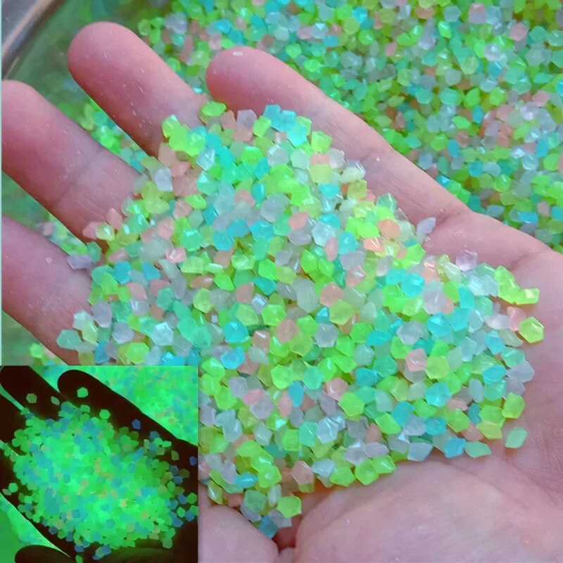 1000pcs 3-5mm Luminous Sand Gl - Fish Aquarium Home ulasan dan harga