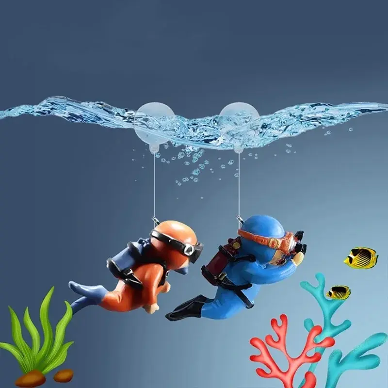 Fish Tank Diver Ornaments Land - Aquarium Fish Popular ulasan dan harga