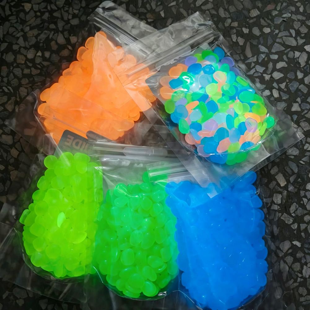 200/1000pcs Luminous Stones Gl - Fish Aquarium Home ulasan dan harga