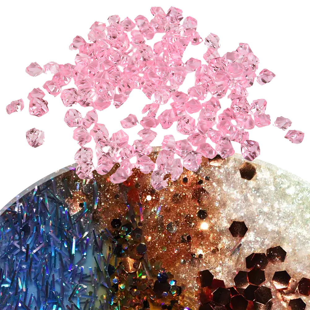 200pcs/pack Acrylic Crystal Ge - Aquarium Fish Colorful ulasan dan harga