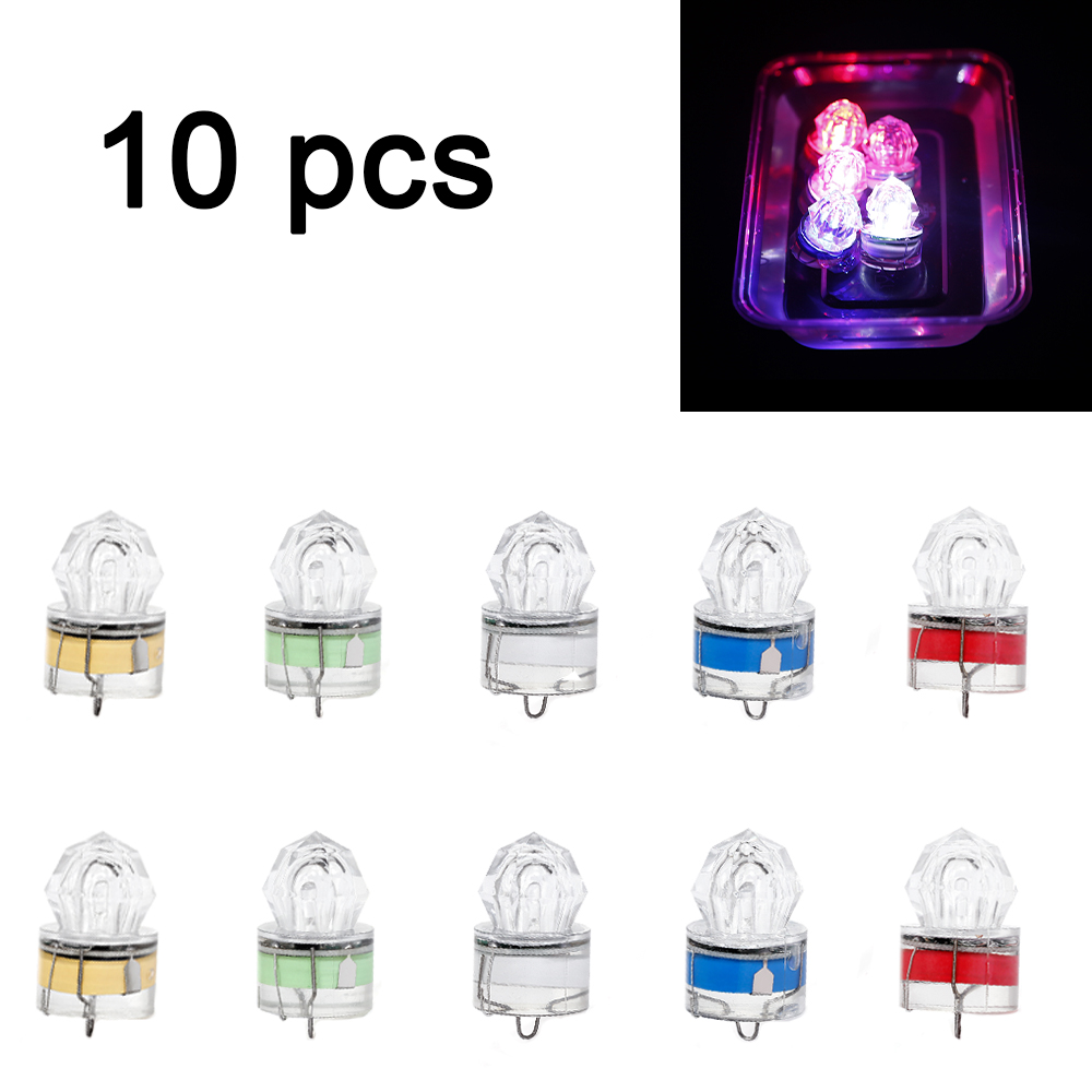 10 pcs LED Fishing Lamp Underw - Aquarium Fish Diseases ulasan dan harga