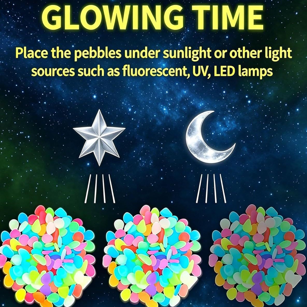 Colorful Glow In The Dark Lumi - Aquarium Fish Colorful ulasan dan harga
