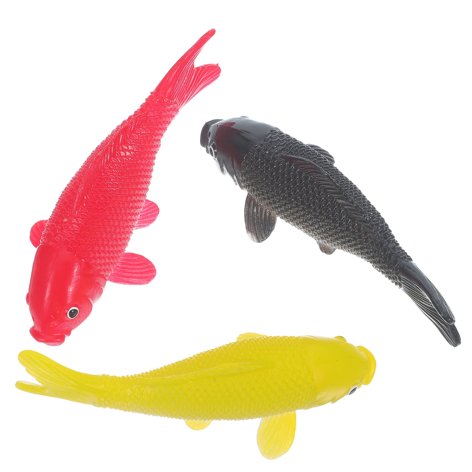 3pcs Fish Crafts Toys Realisti - Aquarium Fish In Pond ulasan dan harga