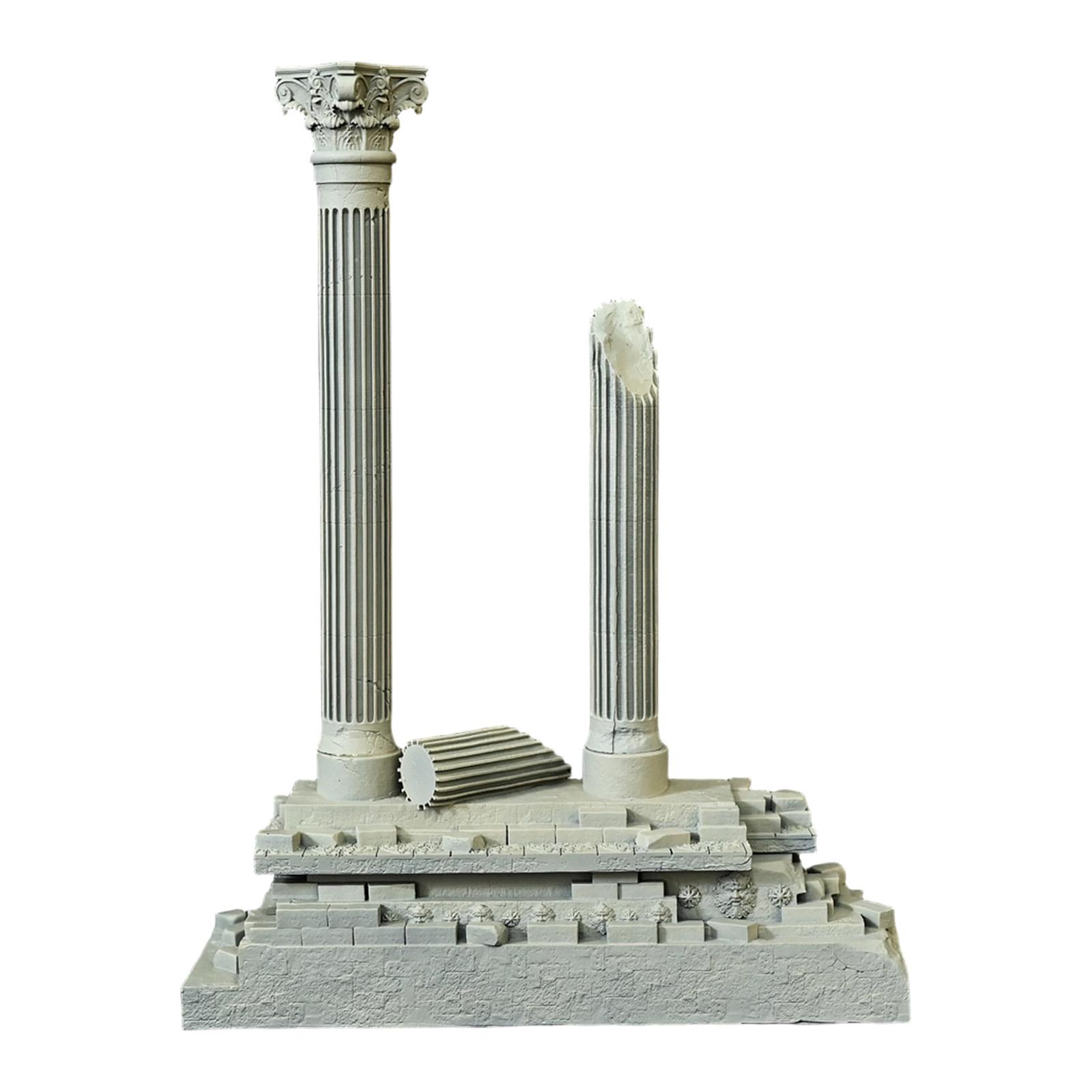 Roman Column Decoration Resin  - Aquarium Fish Cichlid ulasan dan harga