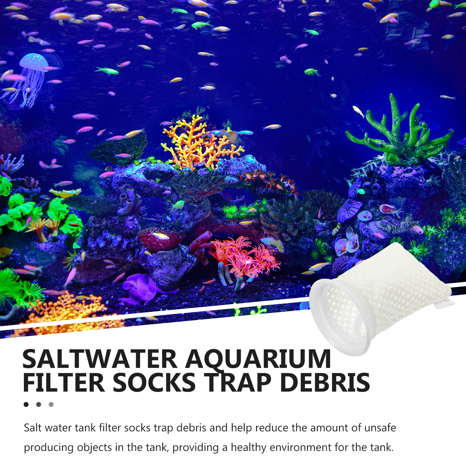 11pcs Filter Socks 4 Inch 3D H - Aquarium Fish Eggs ulasan dan harga