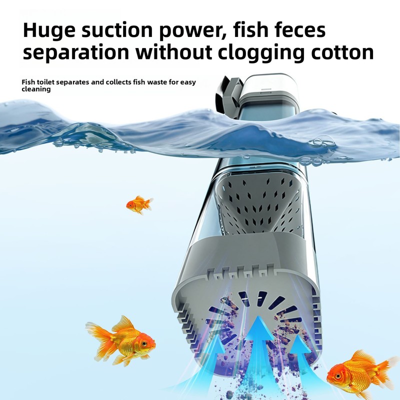 Built-in Aquarium Filter Inter - Aquarium Fish Waste Collector ulasan dan harga