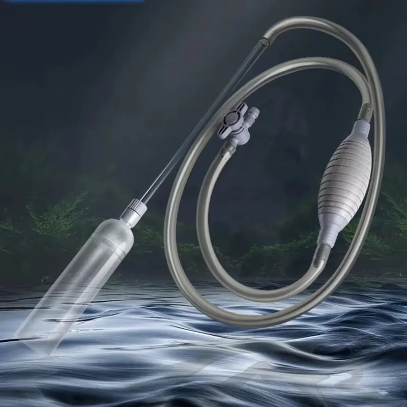 1.5m Aquarium Manual Water Cha - Aquarium Fish Waste Collector ulasan dan harga