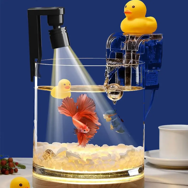 USB Clamp Light Waterproof Whi - Aquarium Fish Colorful ulasan dan harga