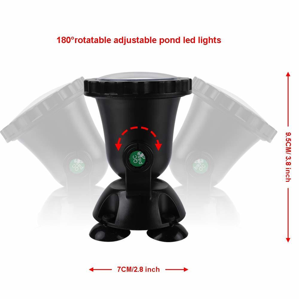 12V Submersible Pond Light Mul - Aquarium Fish Colorful ulasan dan harga