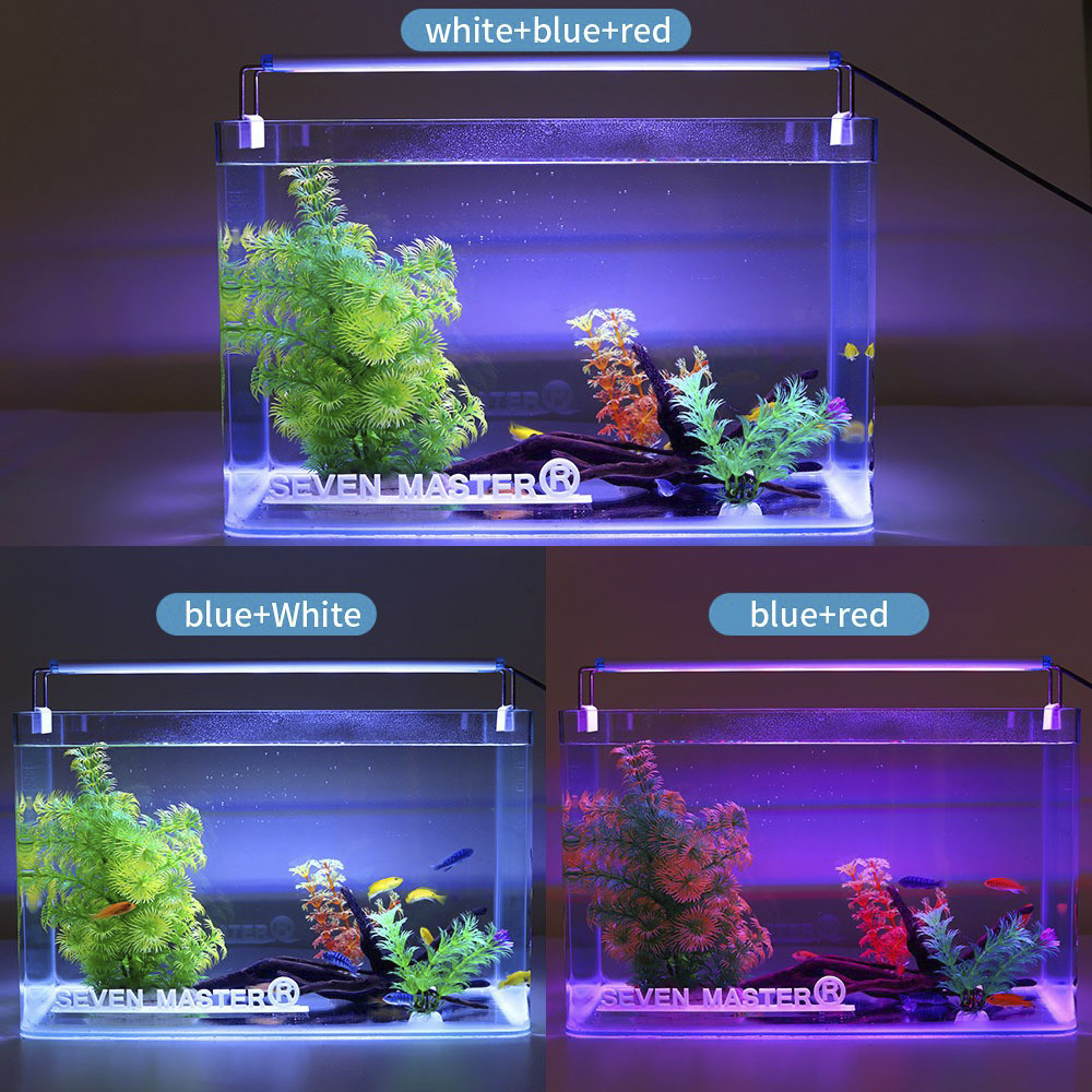 1Pc 90-260V Fish tank lamp Aqu - Aquarium Fish Colorful ulasan dan harga