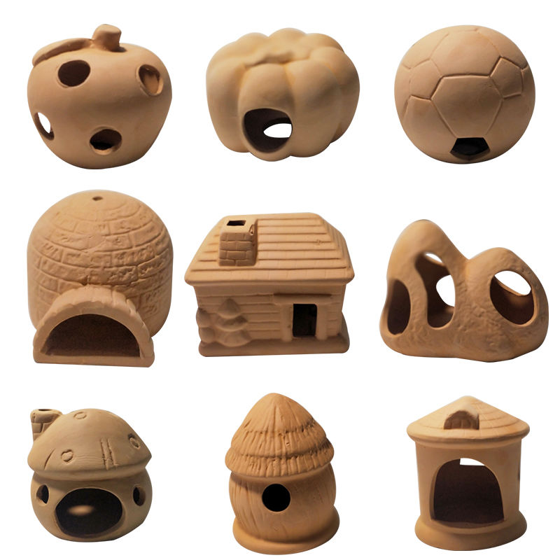 Aquarium Mini Ceramic Tank Fis - Aquarium Fish Hide ulasan dan harga