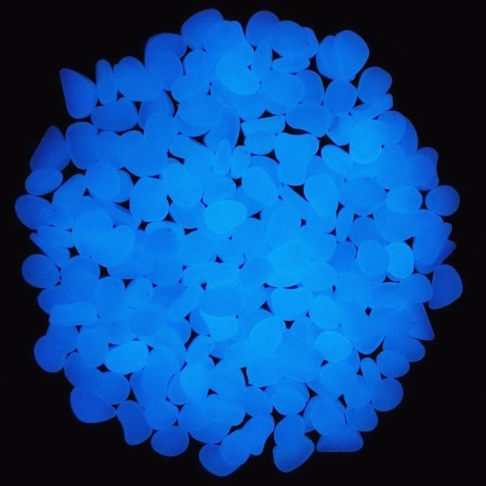 Fish Tank Rocks Glow Blue Pebb - Fish Aquarium Home ulasan dan harga