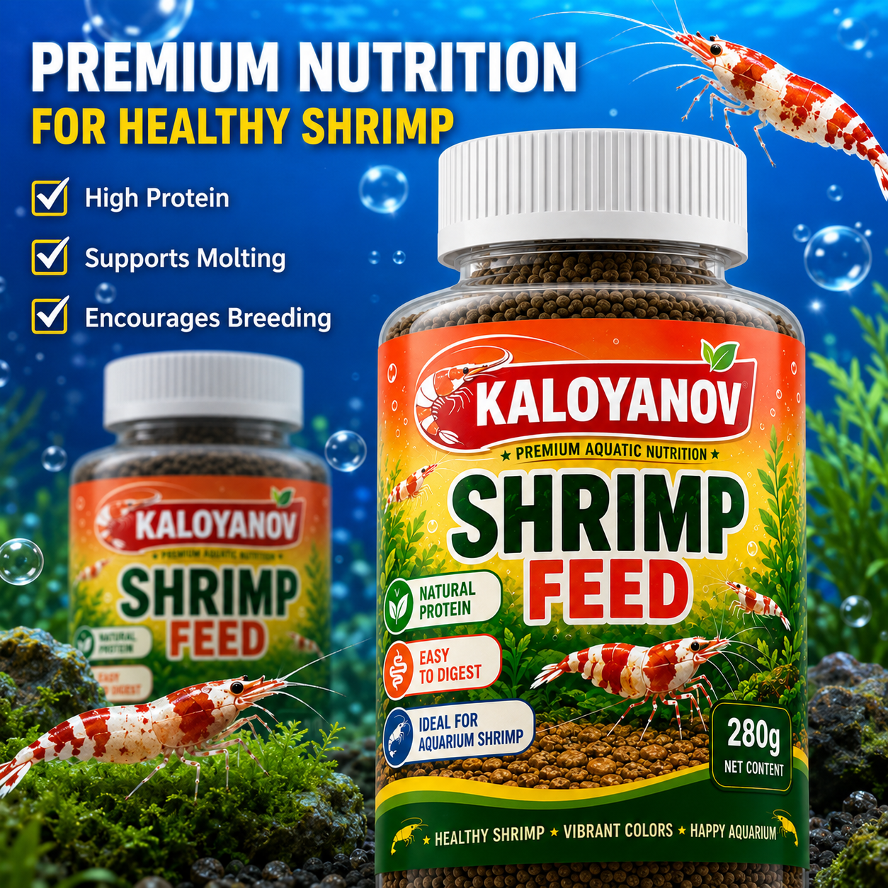 560g Aquarium Shrimp Food Sink - Aquarium Fish Red Colour ulasan dan harga