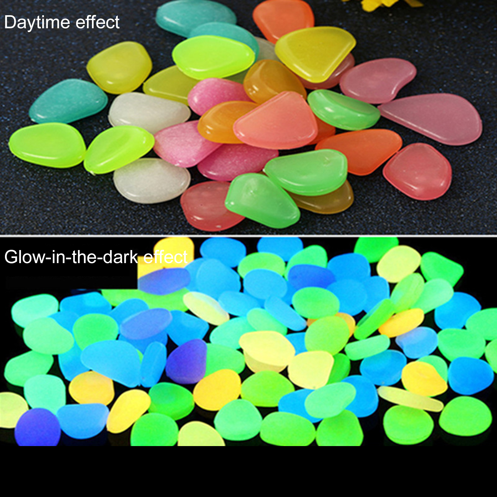200-1000Pcs Luminous Sand Glow - Fish Aquarium Home ulasan dan harga