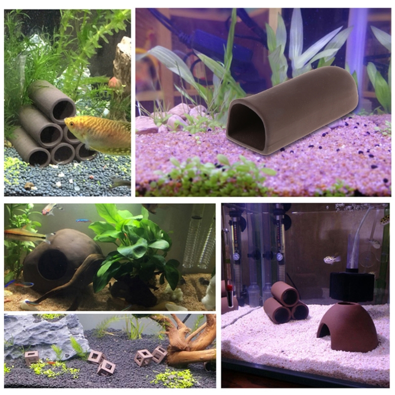 Aquarium Decoration Rock Cave  - Aquarium Fish Hide ulasan dan harga